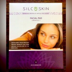 SilcSkin Medical Grade Silicone Facial Pad Brow Set for wrinkles & collagen